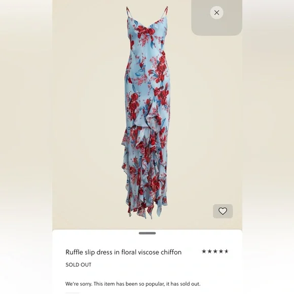 J. Crew Ruffle Slip Dress - Picture 2 of 5